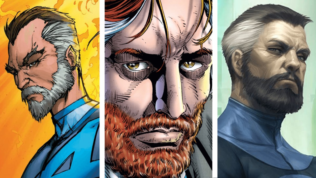 Marvel Comics Art Spotlight Reed Richards의 커스텀 도스키스트 몽타주 턱수염