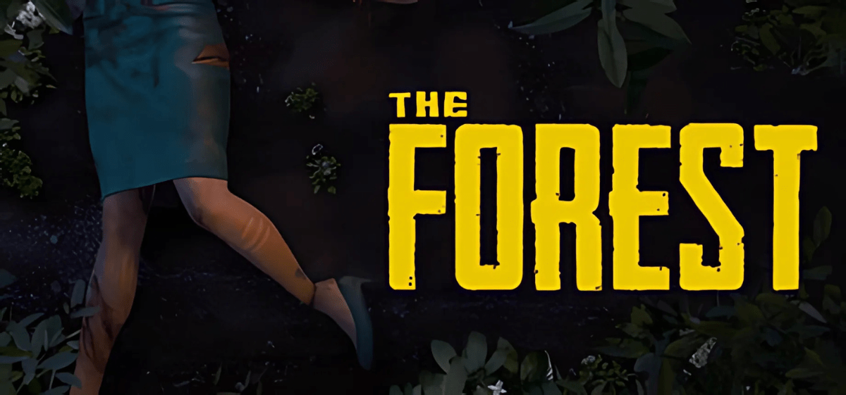 The Forest 비디오 게임의 커버 사진.